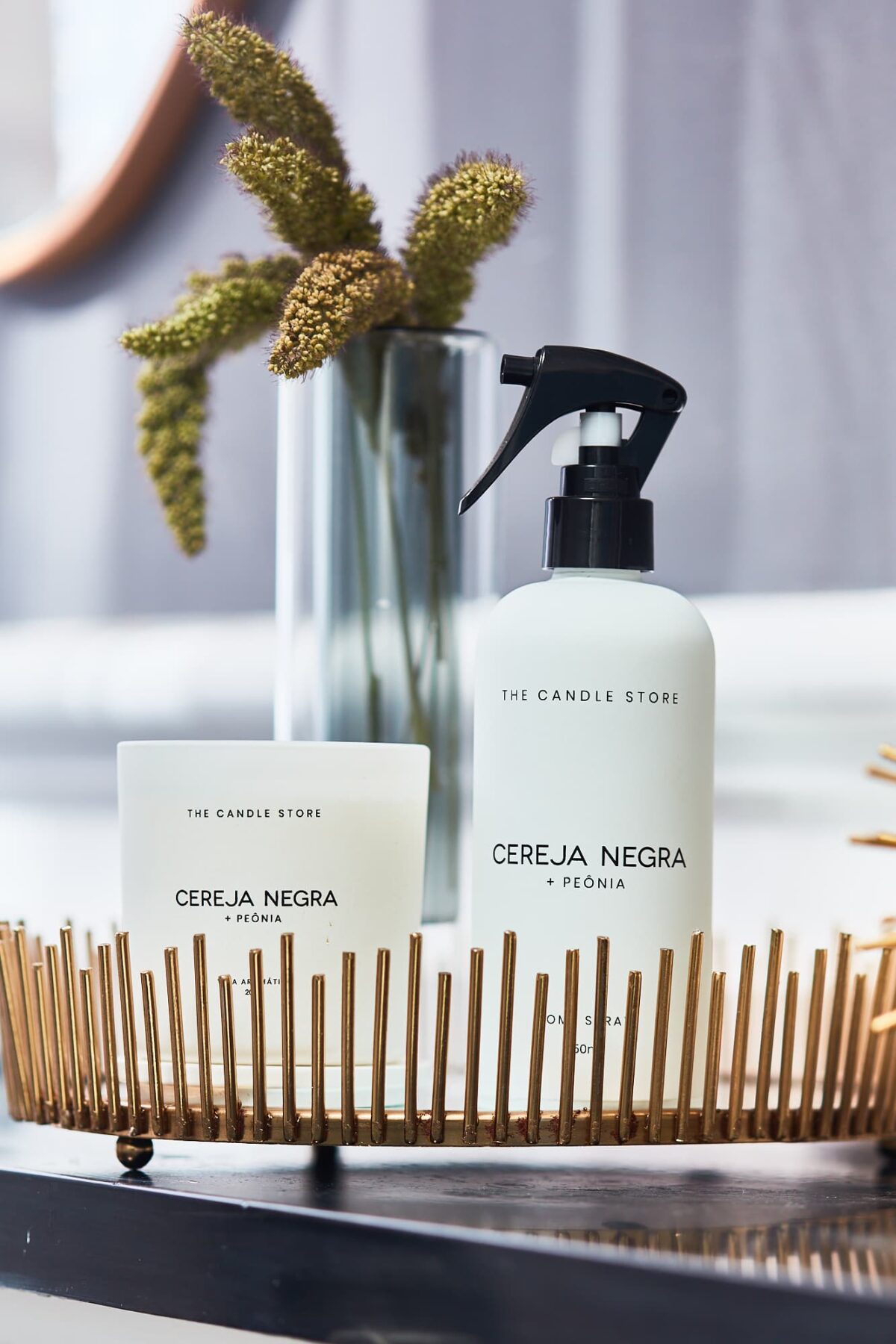 Home Spray Flor de Cereja Negra e Peônia